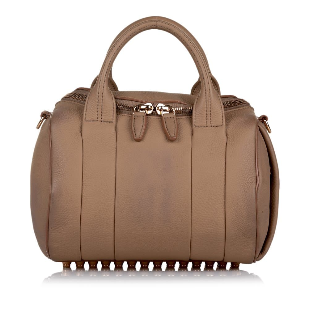 Pre-owned Alexander Wang Rocco Leather Satchel Brown