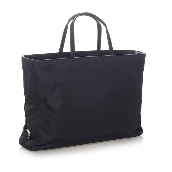 Pre-owned Prada Nylon Satchel Black