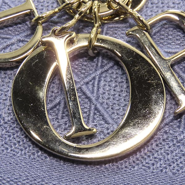 Pre-owned Dior Medium Lady D-Lite Purple