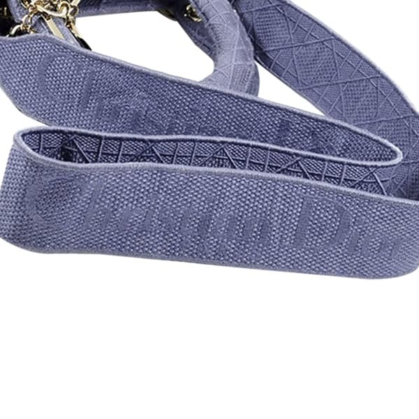 Pre-owned Dior Medium Lady D-Lite Purple