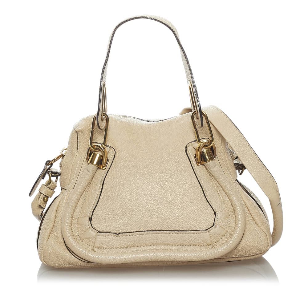 Pre-owned Chloe Paraty Leather Satchel Brown