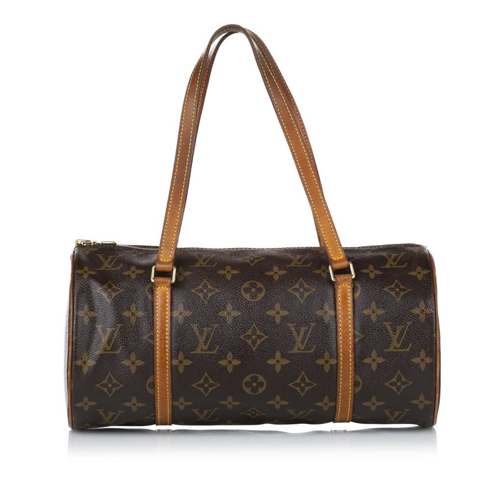 Pre-owned Louis Vuitton Monogram Papillon 30 Brown