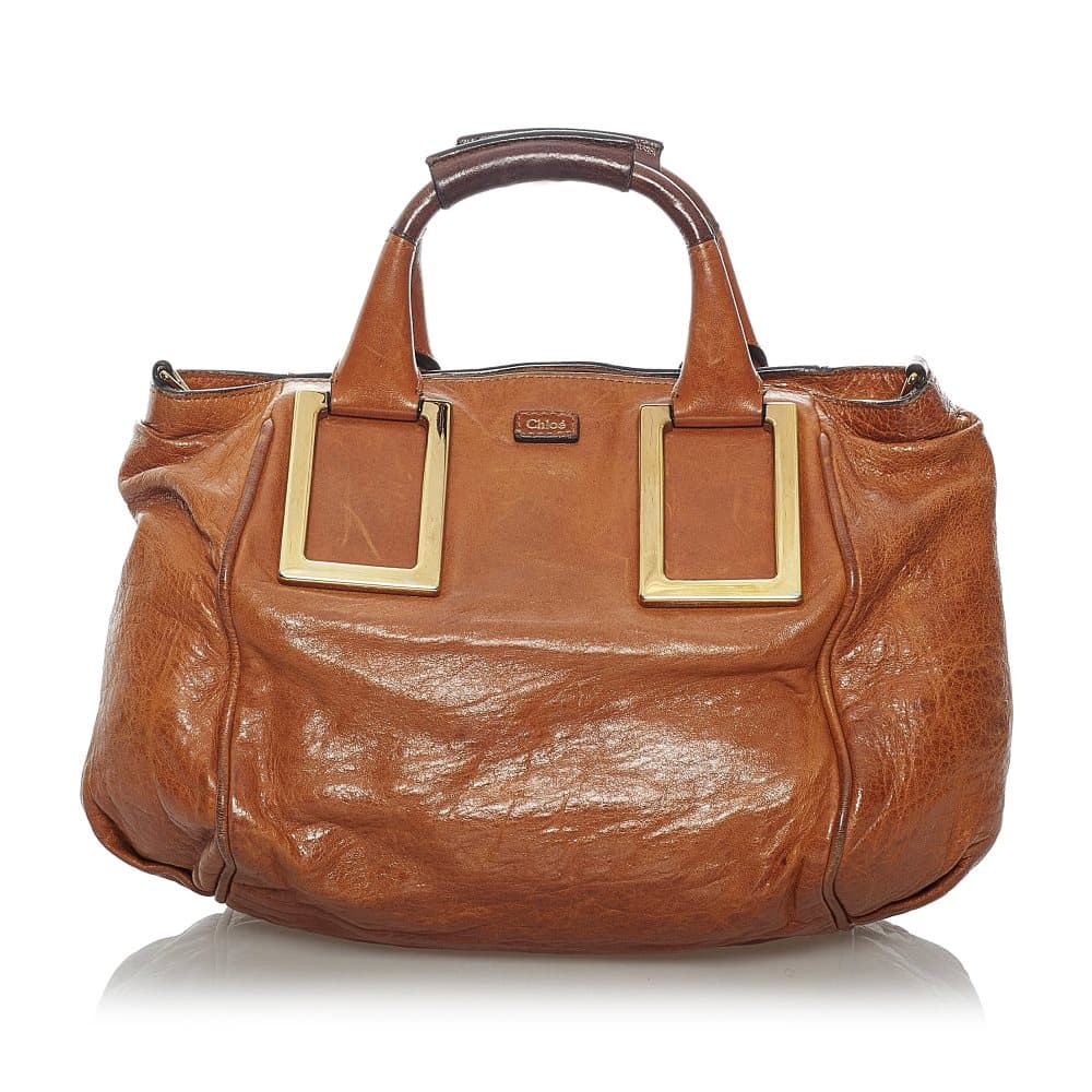 Pre-owned Chloe Ethel Leather Satchel Brown