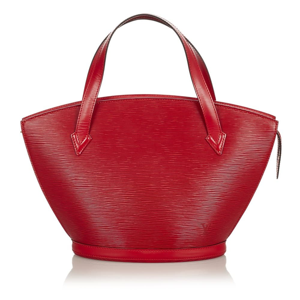 Pre-owned Louis Vuitton Epi Saint Jacques PM Short Strap Red