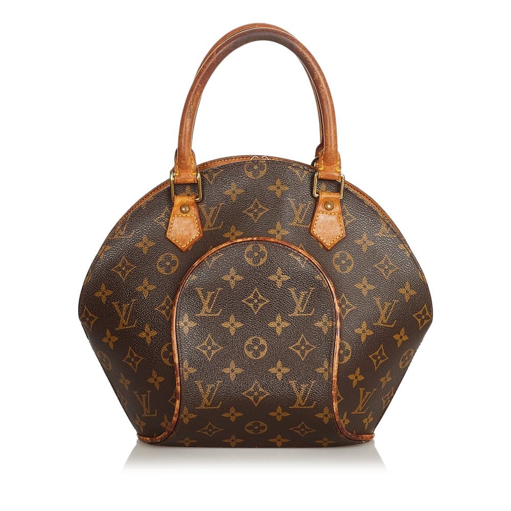 Pre-owned Louis Vuitton Monogram Ellipse PM Brown