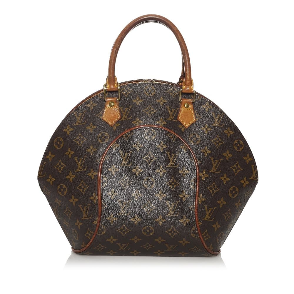 Pre-owned Louis Vuitton Monogram Ellipse MM Brown