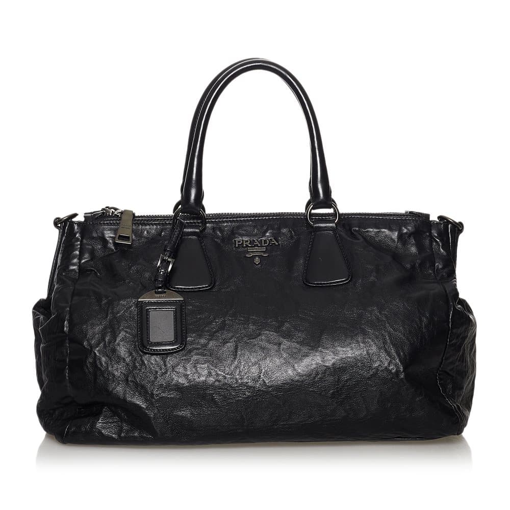Pre-owned Prada Leather Satchel Black