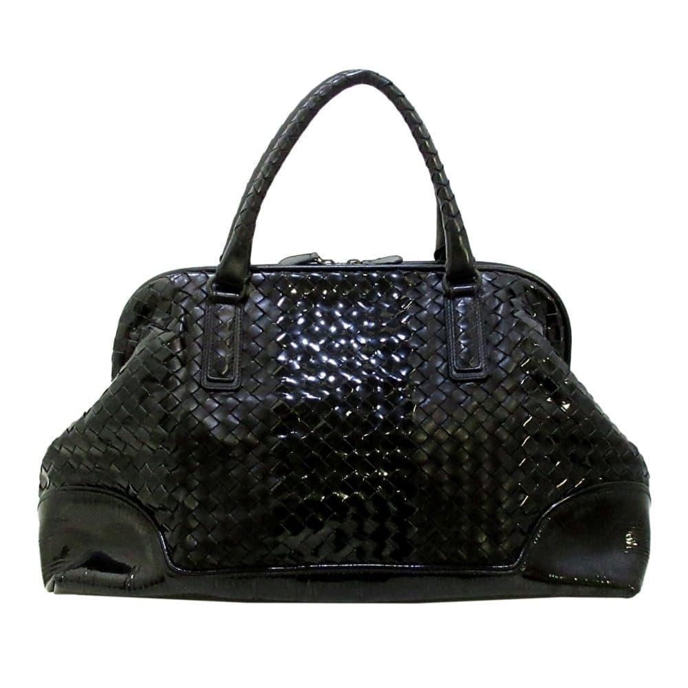 Pre-owned Bottega Veneta Intrecciato Leather Handbag Black