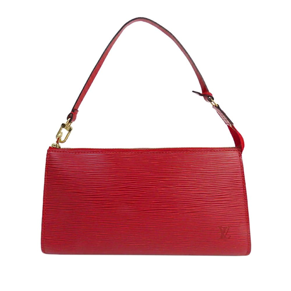 Pre-owned Louis Vuitton Epi Pochette Accessoires Red