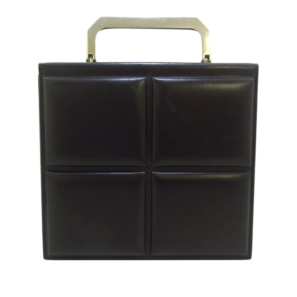 Pre-owned Bottega Veneta 2019 Rigid Messenger Bag Black