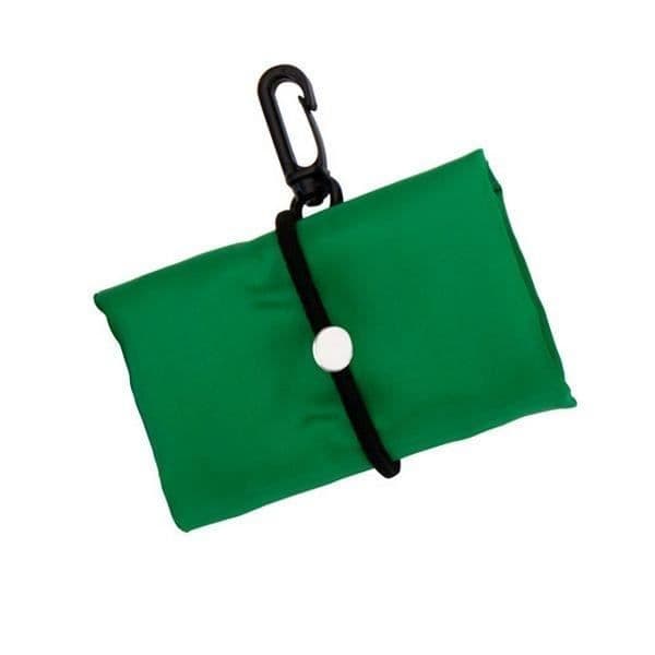Vikbar väska i polyester (42,5 x 38 x 7 cm) - Färg på tygväska - Svart