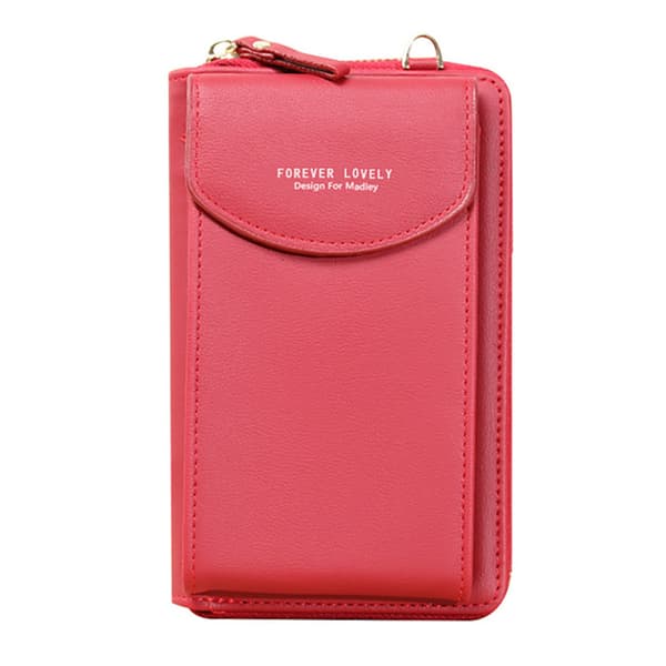 Elegant H�llbar Crossbody Handv�ska Röd Röd