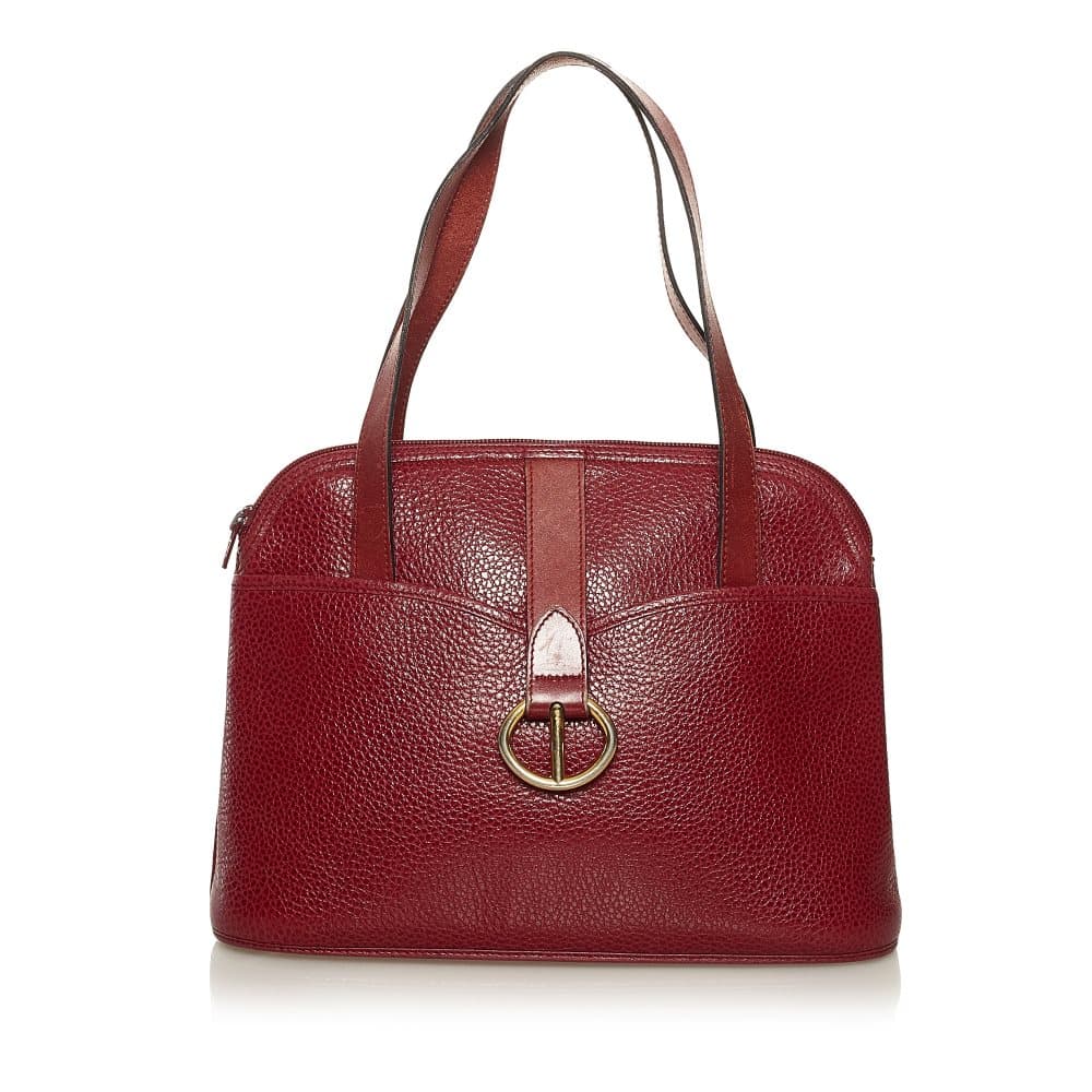 Pre-owned Dior Leather Handbag Red