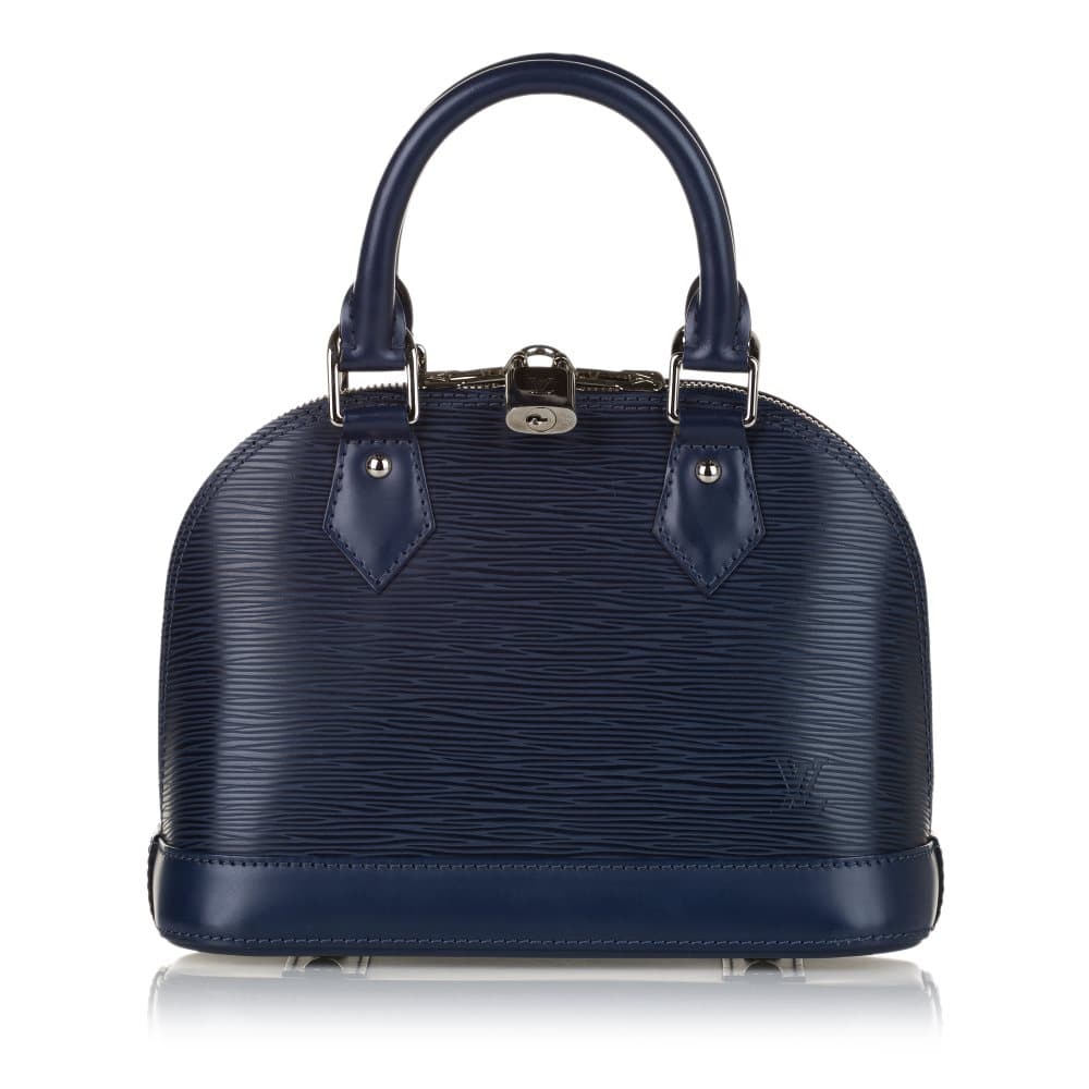 Pre-owned Louis Vuitton Epi Alma BB Blue