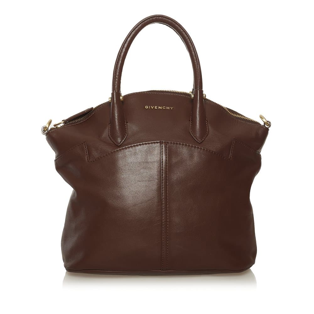 Pre-owned Givenchy Antigona Brown