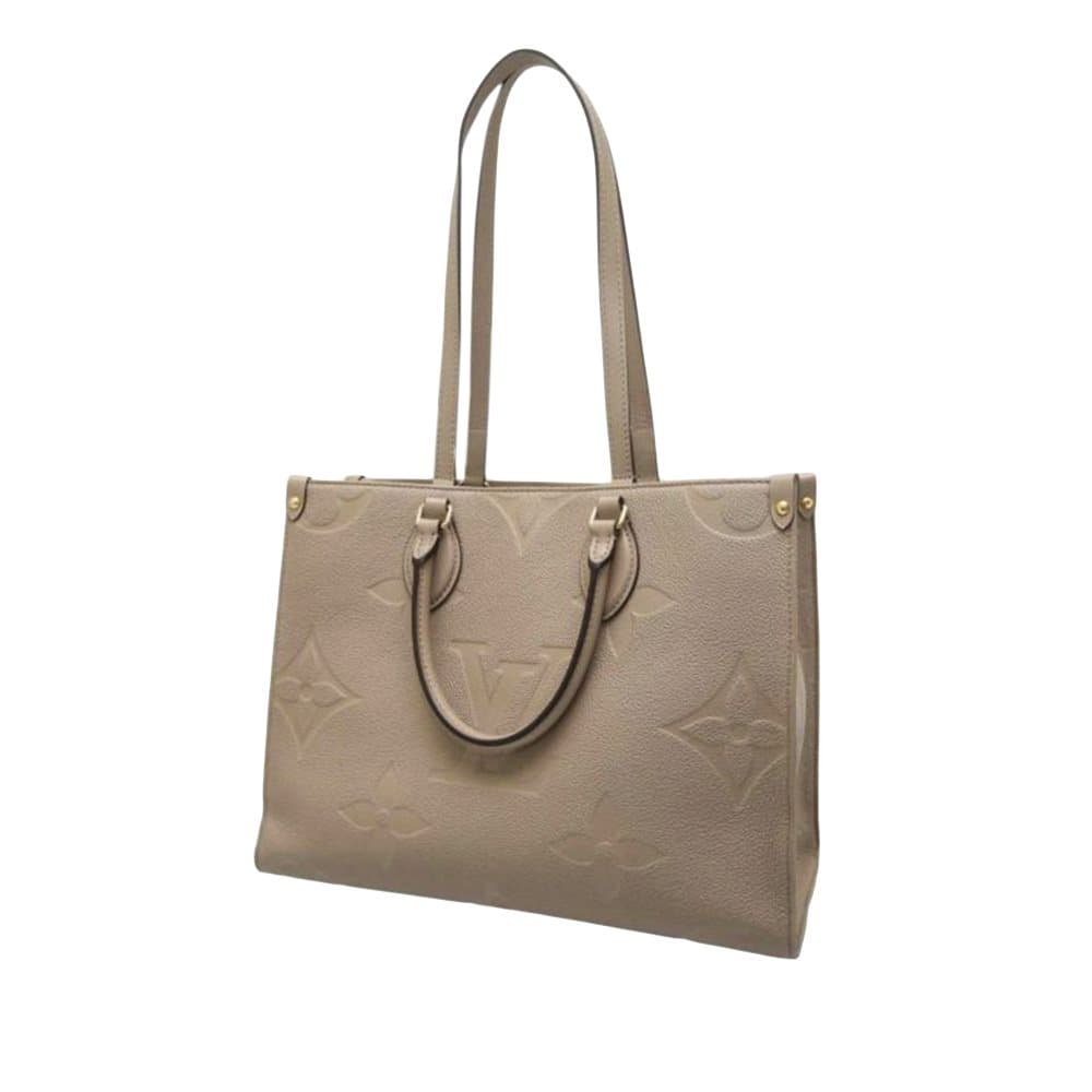 Pre-owned Louis Vuitton Monogram Empreinte Onthego MM Brown