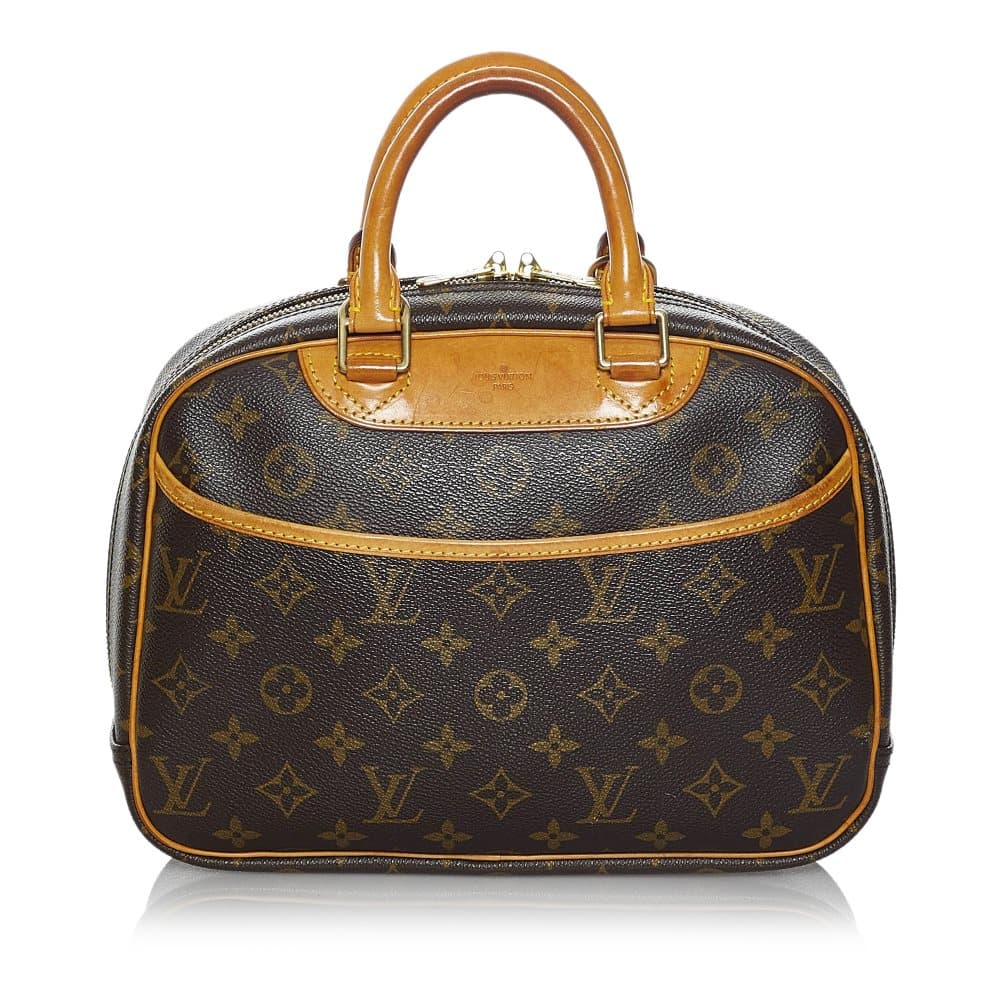 Pre-owned Louis Vuitton Monogram Trouville Brown