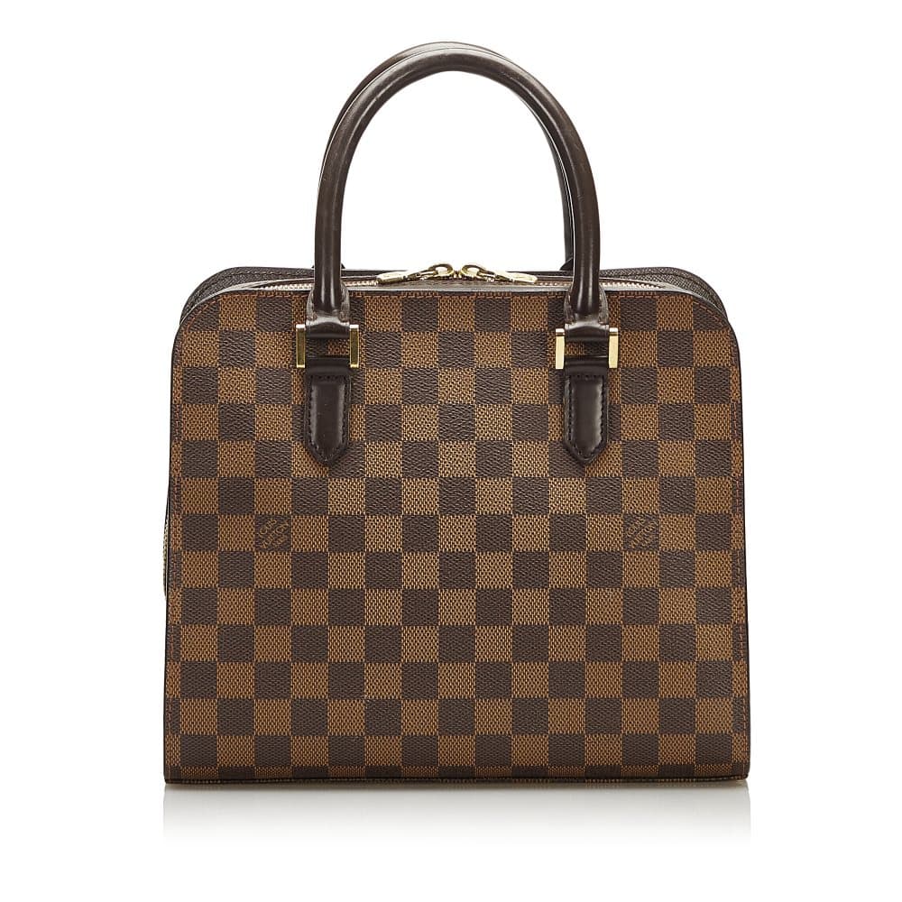 Pre-owned Louis Vuitton Damier Ebene Triana Brown
