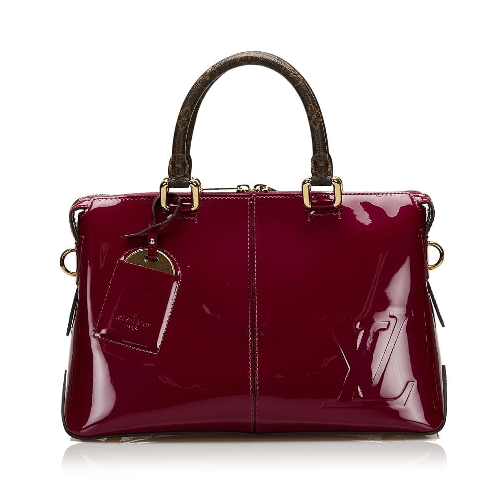 Pre-owned Louis Vuitton Vernis Miroir Magenta Purple