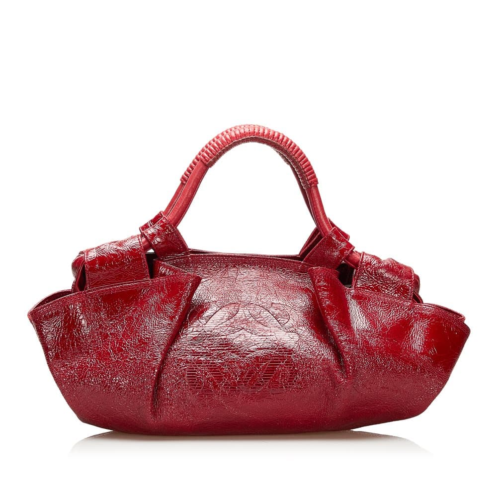 Pre-owned Loewe Nappa Aire Red