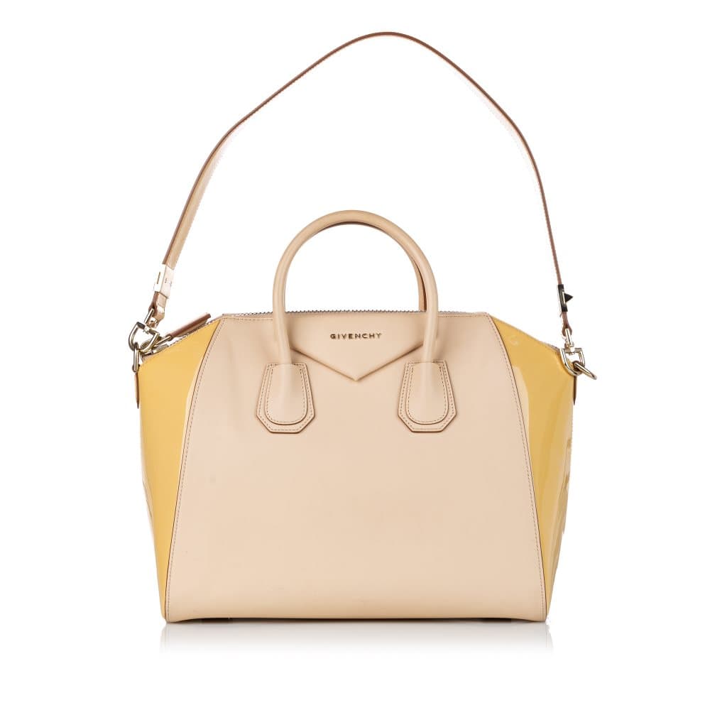 Pre-owned Givenchy Antigona Leather Satchel Brown