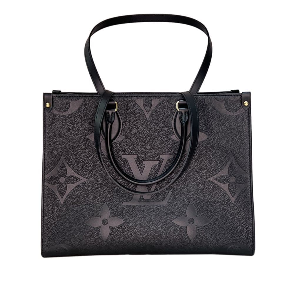 Pre-owned Louis Vuitton Monogram Empreinte Onthego MM Black
