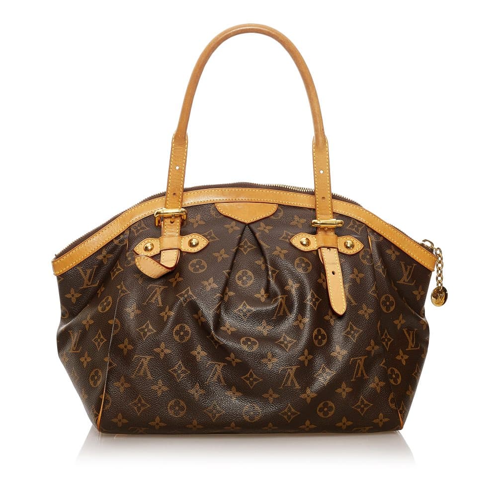 Pre-owned Louis Vuitton Monogram Tivoli GM Brown