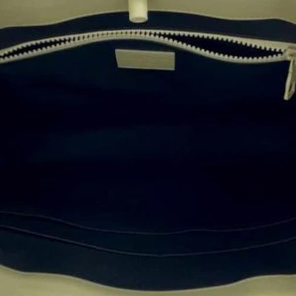 Pre-owned Louis Vuitton Monogram Taurillon Sac Plat White