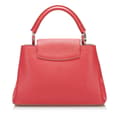 Miniatyrbild 3 av 10: Pre-owned Louis Vuitton Taurillon Capucines BB Red