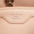Miniatyrbild 7 av 10: Pre-owned Louis Vuitton Taurillon Capucines BB Red