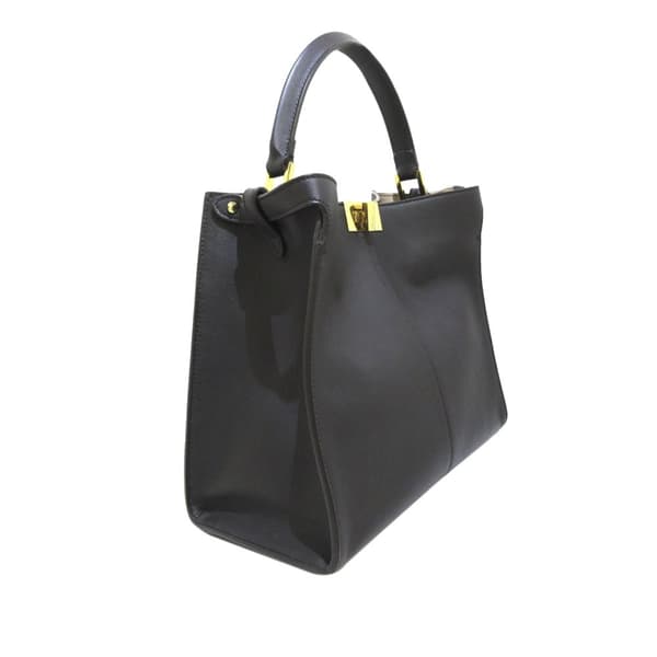 Pre-owned Fendi Peekaboo X Lite Medium Black