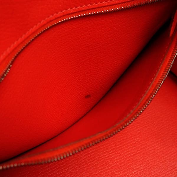 Pre-owned Hermès Togo Birkin Retourne 30 Red