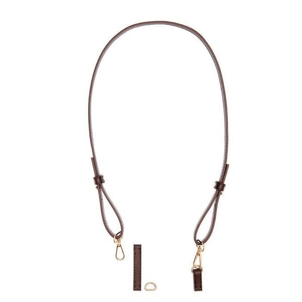 Axelrem - RICO DESIGN - Brunt och guld - 108,5 cm - Imiterat läder - Blandat