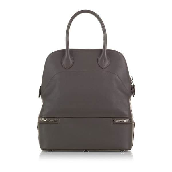 Pre-owned Hermès Evercolor Bolide Secret Gray
