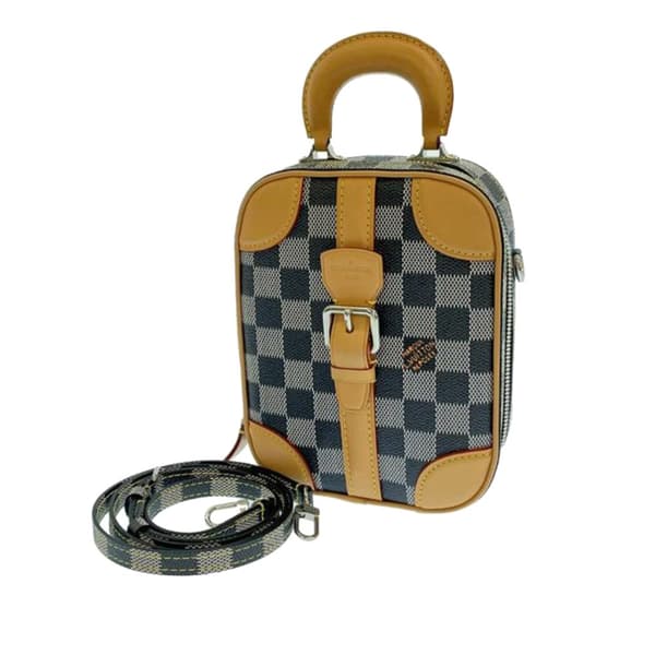 Pre-owned Louis Vuitton Damier Colors Valisette Verticale Gray