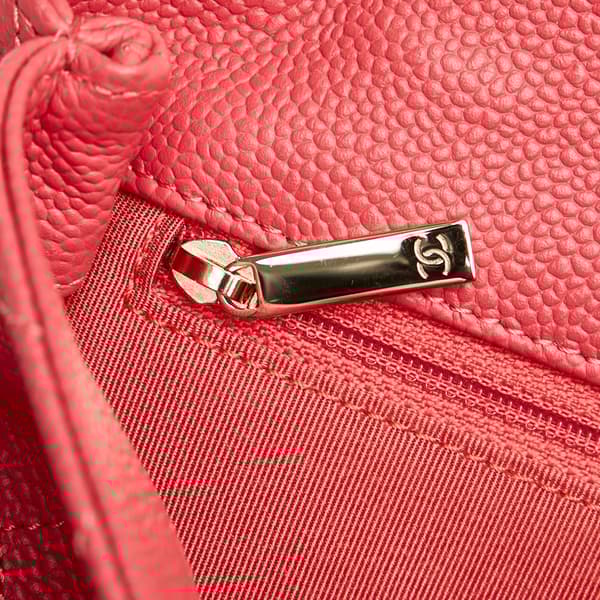Pre-owned Chanel Caviar City Walk Pink
