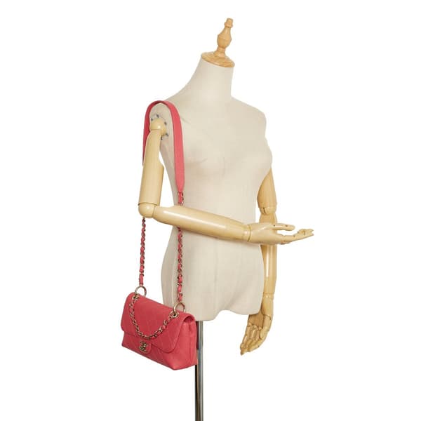 Pre-owned Chanel Caviar City Walk Pink