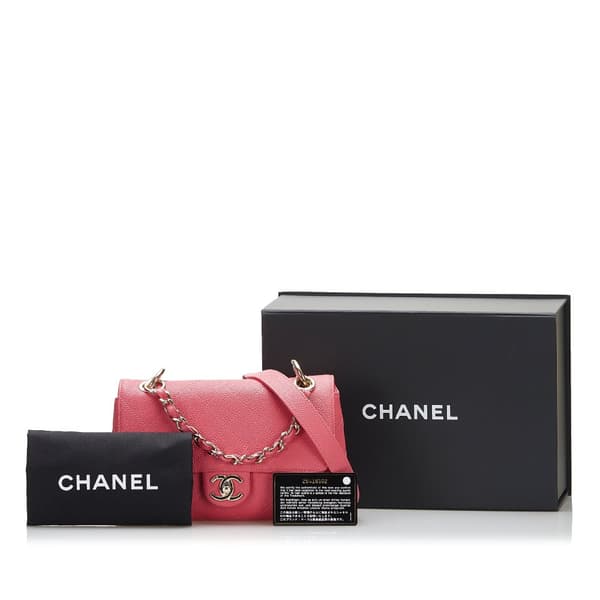 Pre-owned Chanel Caviar City Walk Pink