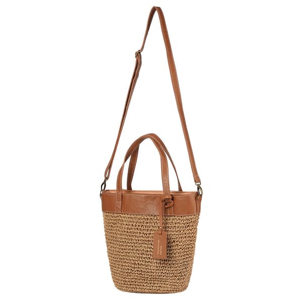 Olki rantalaukku, olkalaukku, kesäinen käsilaukku, kudottava ämpäri raffia laukku, ulkoilu vapaa crossbody laukku