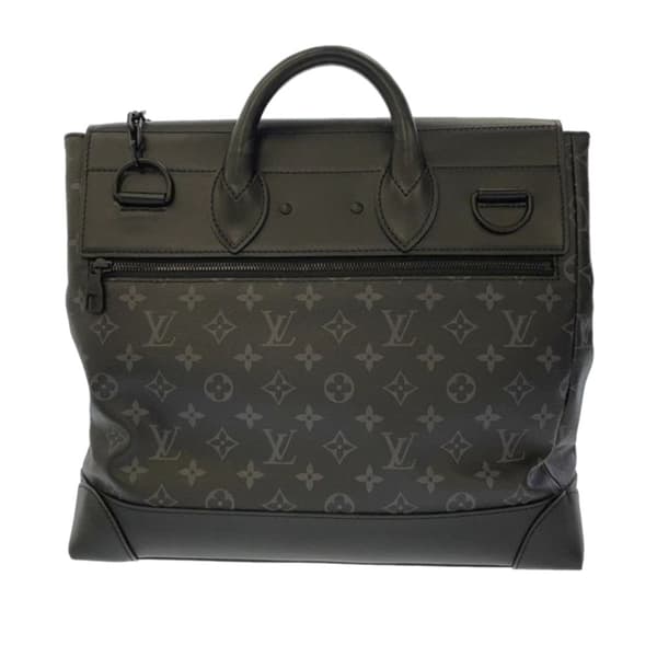 Pre-owned Louis Vuitton Monogram Eclipse Steamer PM Black