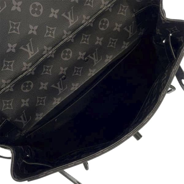 Pre-owned Louis Vuitton Monogram Eclipse Steamer PM Black