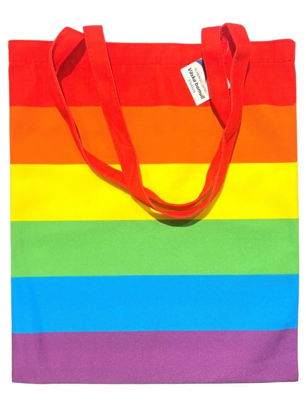 Väska Kasse Regnbåge Canvas Pride HBTQ+