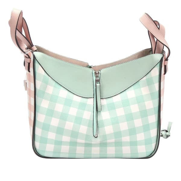Pre-owned LOEWE Small Hammock Gingham Pink