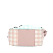 Pre-owned Loewe Hammock Gingham Leather Satchel Green