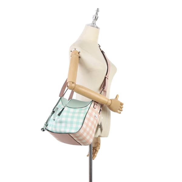 Pre-owned LOEWE Small Hammock Gingham Pink