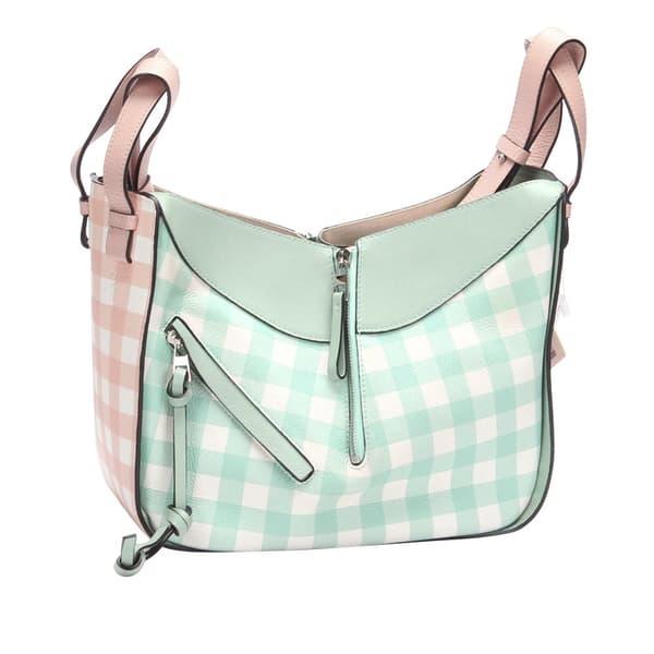 Pre-owned LOEWE Small Hammock Gingham Pink