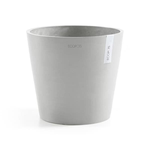 ECOPOTS VASO AMSTERDAM 30x26,5CM GRIGIO CHIARO CON RISERVA ACQUA