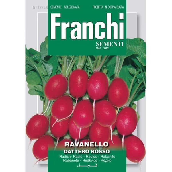 BUSTINA SEMI DI RAVANELLO DATTERO ROSSO