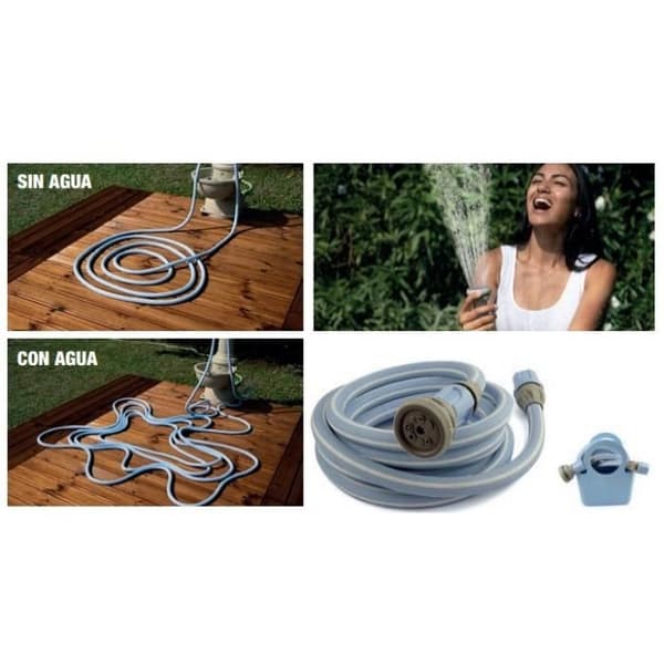 TUBO MAGICO ESTENSIBILE DA 7 TILL 20 METRI IRRIGAZIONE ANNAFFIATURA ORTO GIARDINO ALTUNA