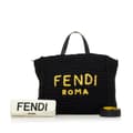 Miniatyrbillede 10 af 10: Pre-owned Fendi Wool Satchel Black